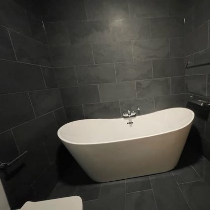 Black Honed Black Slate Tiles - Image 4