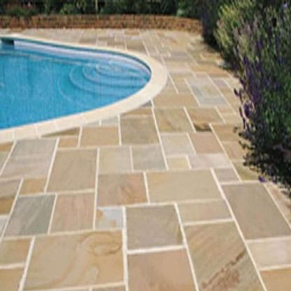 Mint Fossil Riven Paver
