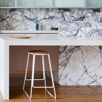Calacatta Lilac White Polished Marble Tiles - Image 6
