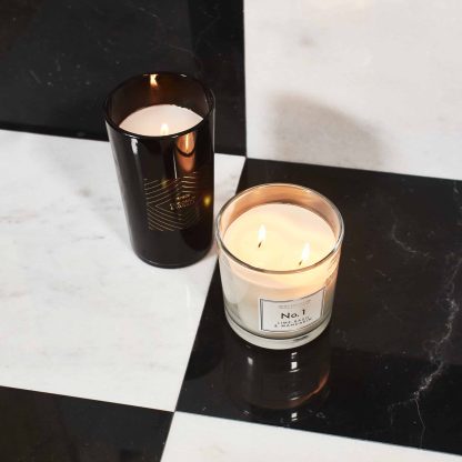 Nero Marquina - Calacatta Royal Chequerboard Honed Marble Tiles