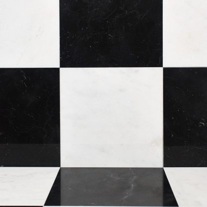 Nero Marquina - Calacatta Royal Chequerboard Honed Marble Tiles - Image 5