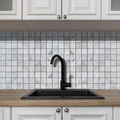 Bianco Carrara Marble MOSAIC Honed - Image 3