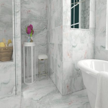 White Green Onyx Marble