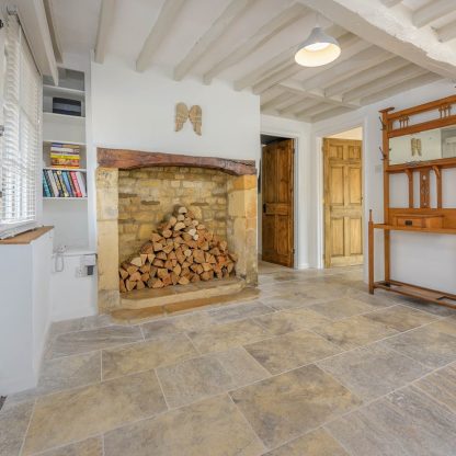 Silver Travertine Filled & Honed - Image 4