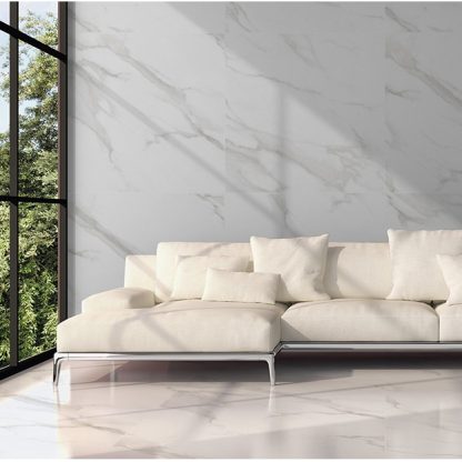 Statuario Mercury White Matt Porcelain