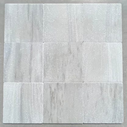 Calacatta Cremo Tumbled Marble Tiles
