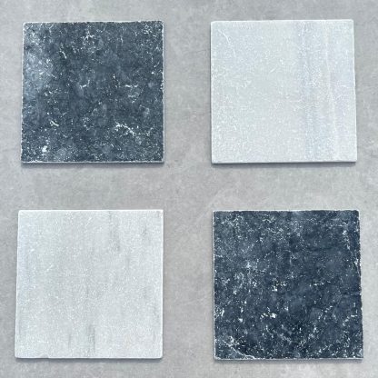 Di Scacchi Chequerboard Tumbled Marble Tiles - Image 2