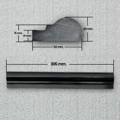 Nero Marquina Polished Marble Dado Rail - Image 2