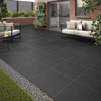 Baslow Black Matt Porcelain