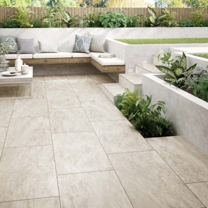 Eyam Beige Matt Porcelain